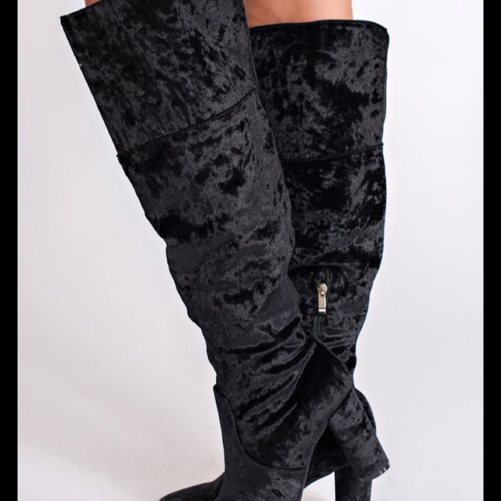 Nanamacs Gianni velvet not rated boots